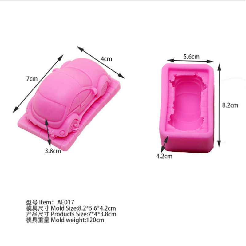 3D autós forma szilikon szappan forma csokoládé agyag formák gyertya szappan barkácsolás forma készítés kézműves torta díszítő fondant eszköz