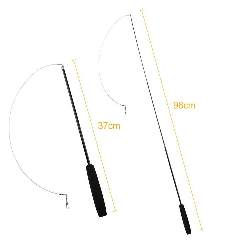 Kassikepid, interaktiivsed sissetõmmatavad õngekepid, kasside õrritavad mänguasjad