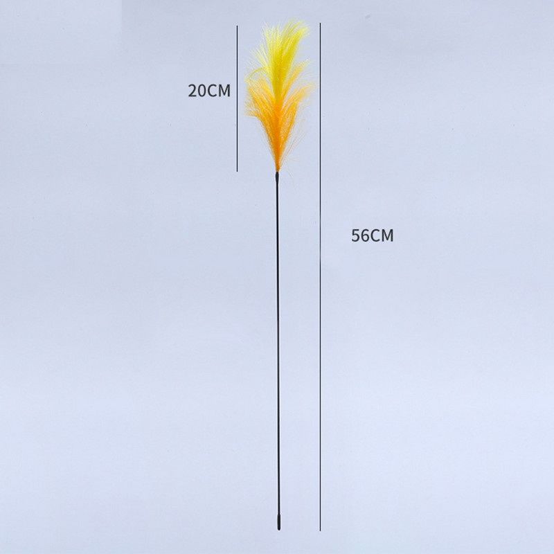 Macskapálca játék Aranyos műszőrme macskapálca játék cica kötekedő játék kisállat interaktív játék cica rágójáték macska pálca bot Kisállat kiegészítők