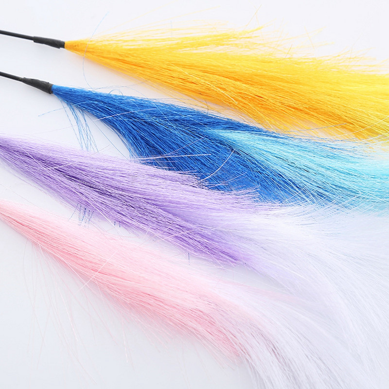 Macskapálca játék Aranyos műszőrme macskapálca játék cica kötekedő játék kisállat interaktív játék cica rágójáték macska pálca bot Kisállat kiegészítők