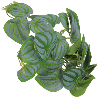 Tapadókorongok Lógó Növények Élethű medálok Hüllők Dekoráció Hamis Akvárium Terrárium Faux Beltéri