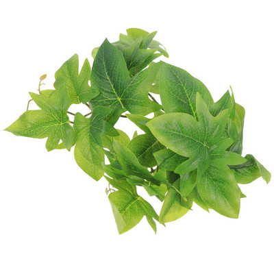 Tapadókorongok Lógó Növények Élethű medálok Hüllők Dekoráció Hamis Akvárium Terrárium Faux Beltéri