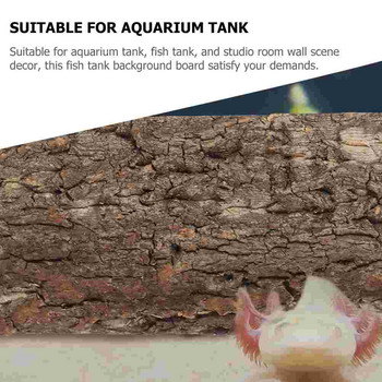 Επίπεδα παπούτσια Cork Bark Reptile Tank Board Fish Background Terrarium Aquarium Backgrounds