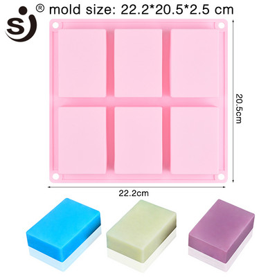 4 cellás 3D ovális alakú szilikon szappan formák Masszázs terápiás rúd formakészítő eszközök barkács kézzel készített szappanok gyanta kézművesség