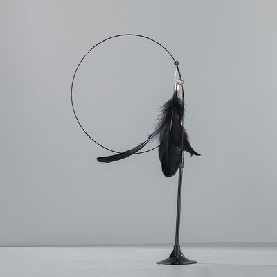 Kihangosító macskajátékok Interaktív játék ugrató pálca tapadókorongos játék macskatollhoz Kisállatjátékok Balekjátékszerek Cicatermékek