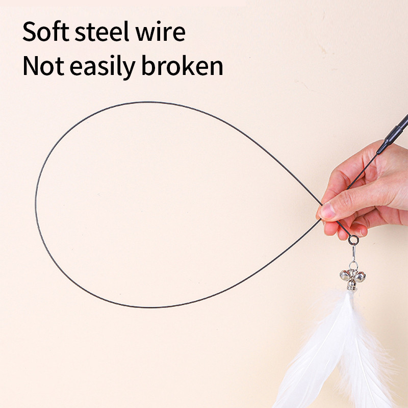 Kihangosító macskajátékok Interaktív játék ugrató pálca tapadókorongos játék macskatollhoz Kisállatjátékok Balekjátékszerek Cicatermékek