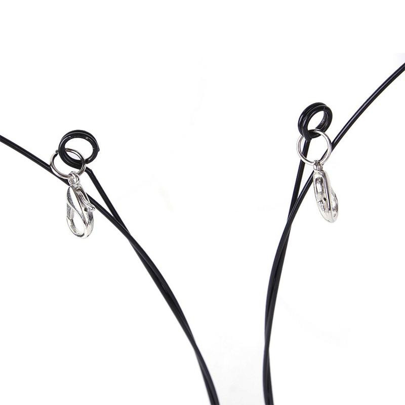 Macska ugrató pálca, kétfejű macskatoll rúd játék rögzített csattal és tapadókoronggal Vicces cicajátékok Macska horgászbot játék