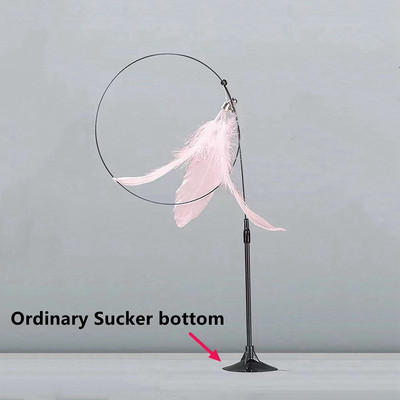 Laisvų rankų įranga Plunksna katės lazdelė su varpeliu Galingas siurbtukas Interaktyvūs žaislai katėms Kačiukų medžioklės pratimai Naminių gyvūnėlių produktai