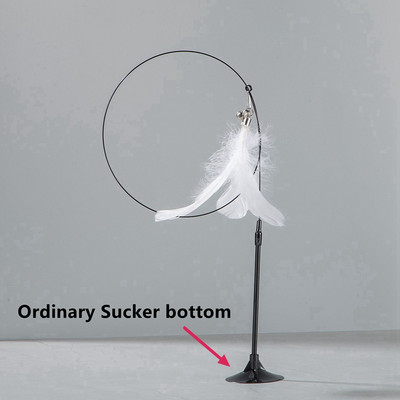 Laisvų rankų įranga Plunksna katės lazdelė su varpeliu Galingas siurbtukas Interaktyvūs žaislai katėms Kačiukų medžioklės pratimai Naminių gyvūnėlių produktai