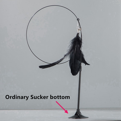 Laisvų rankų įranga Plunksna katės lazdelė su varpeliu Galingas siurbtukas Interaktyvūs žaislai katėms Kačiukų medžioklės pratimai Naminių gyvūnėlių produktai