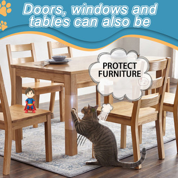 2/4PCS Предпазители за котешки мебели Диван Защита от надраскване на котки Подложки за лапи Скрепер Лента за обучение Протектор от надраскване на котки Защита на дивана