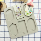 4/6 üreges szappanforma szilikon formák készítése kézzel készített hatszögletű aromaterápiás viasz vakolat epoxi szappan szilikon barkácsformák beszerzése