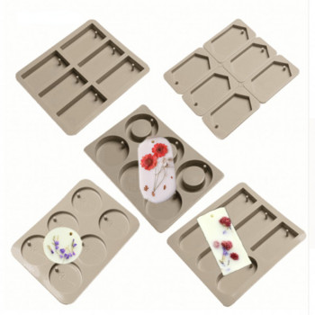 4/6-Cavity Mold Mould Silicone Forms Making Handmade Hexagonal Aromatherapy Wax Plaster Epoxy Soap Silicone Molds DIY Supply
