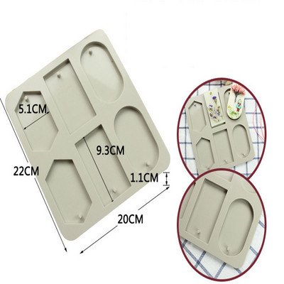 4/6 üreges szappanforma szilikon formák készítése kézzel készített hatszögletű aromaterápiás viasz vakolat epoxi szappan szilikon barkácsformák beszerzése