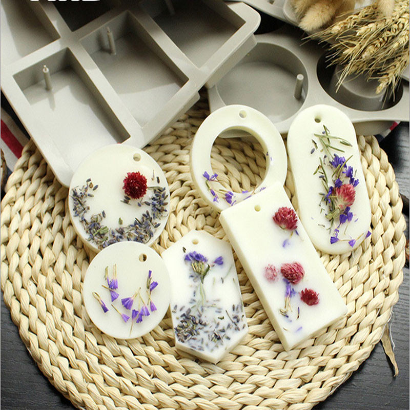 4/6 üreges szappanforma szilikon formák készítése kézzel készített hatszögletű aromaterápiás viasz vakolat epoxi szappan szilikon barkácsformák beszerzése