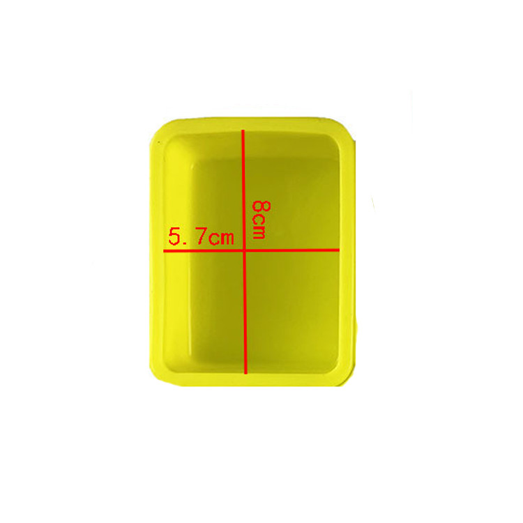 1 db Szappankészítő forma tapadásmentes szilikon formák kerek téglalap alakú ovális szív alakú szappanforma kézzel készített szappankészítéshez