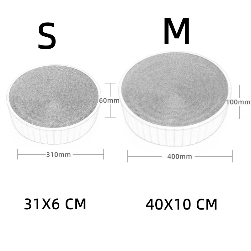 Tál alakú macskakarcoló deszka macskaágy csiszoló karmok Hullámpapír kaparótábla kisállat macskáknak Pihentető játszópad macskajátékok