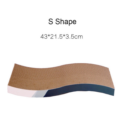 Macskajátékok Macskakarcoló deszka Karmos csiszoló Hullámpapír Macska kellékek Kopásálló karcoló kartonkaparó macskáknak