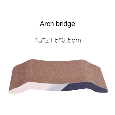 Macskajátékok Macskakarcoló deszka Karmos csiszoló Hullámpapír Macska kellékek Kopásálló karcoló kartonkaparó macskáknak