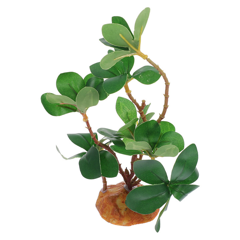 Üvegtartályok doboz hüllő kellékek tartály terrárium műanyag szimuláció dekoráció táj halak