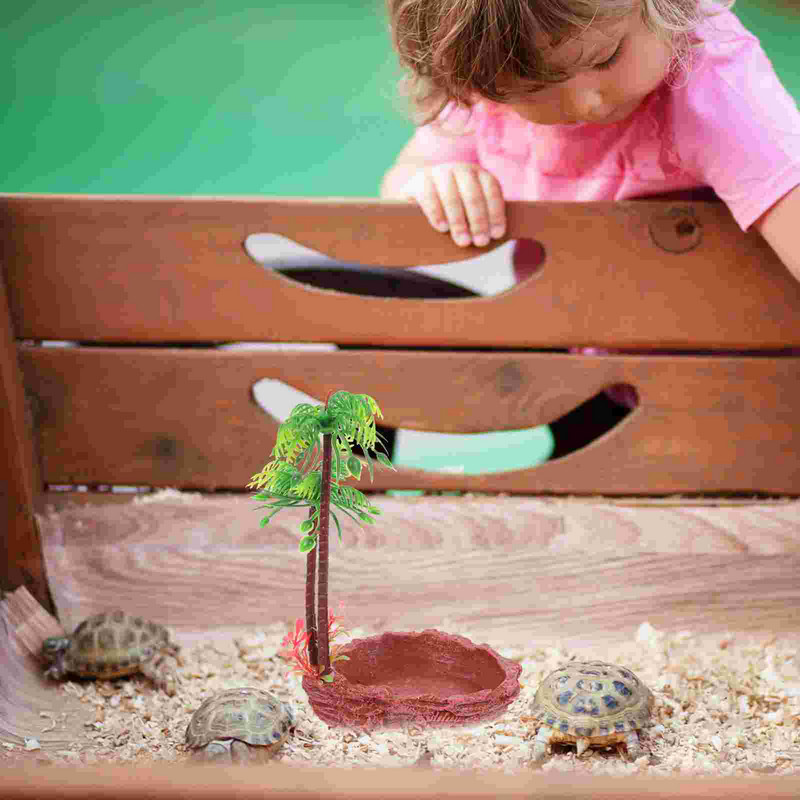 Adagoló Kisállateledel Tároló Medence Terrárium Tartály Tál Terrárium Tartály Kiegészítők Gyík etető tartó Tartály