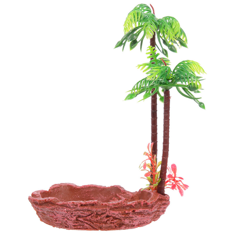 Adagoló Kisállateledel Tároló Medence Terrárium Tartály Tál Terrárium Tartály Kiegészítők Gyík etető tartó Tartály