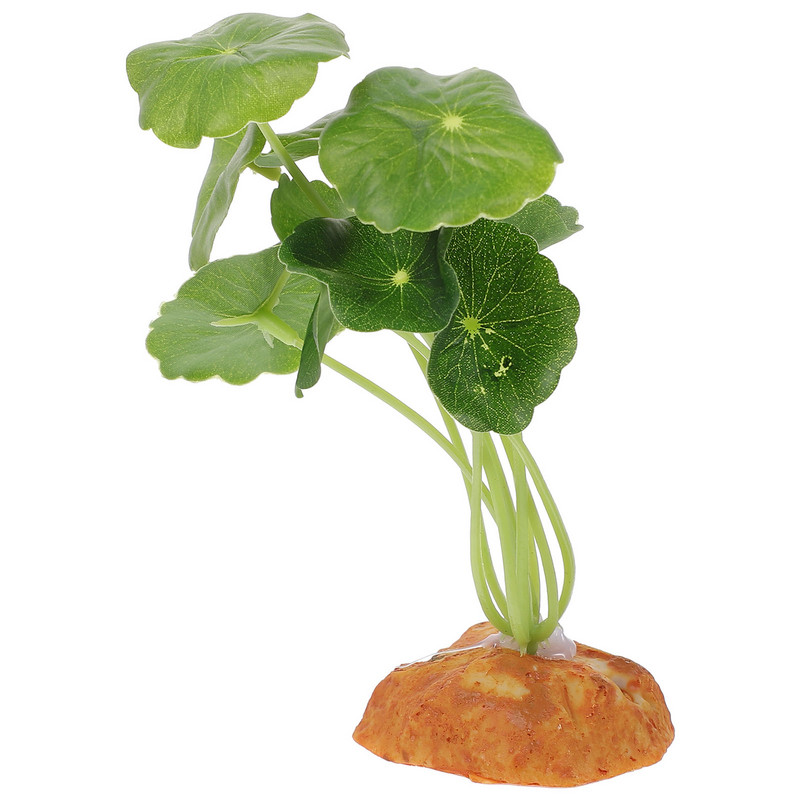 Szakállhüllő terráriumi dekoráció Hamis növények Akvárium barlang dekoráció Mesterséges