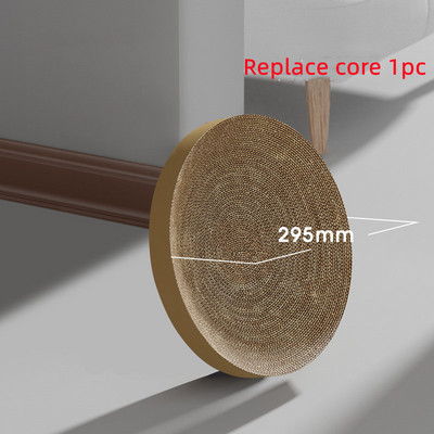 Kerek macskakaparó deszka golyós többfunkciós játék macskakaparóval Vicces éles körömkaparó helyettesítheti a macskák fészkét