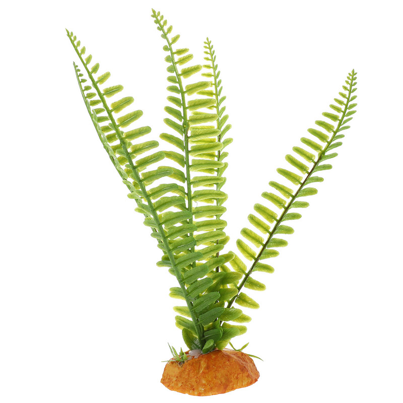 Hüllőhalak dekorációja Dekoratív élőhelyek Műanyag élethű díszek mesterséges növények