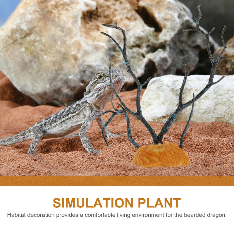 Hamis hüllő mesterséges terrárium hüllők dekoráció Vivarium kaméleonok tarajos gekkó szőlő