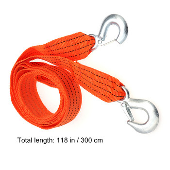 3-тонно въже за ремарке Практичен издръжлив комплект за спешни случаи на открито Найлоново въже за теглене