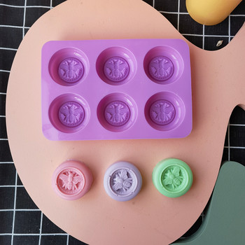 Χειροποίητο καλούπι σαπουνιού με μοτίβο μέλισσας Κέικ από σιλικόνη και φόρμα κεριών 3D DIY Διακόσμηση σπα Εργαλεία θεραπείας μασάζ