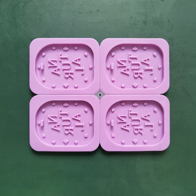 4 üreges négyzet alakú szappanforma szilikon formák készítése kézzel készített aromaterápiás viasz vakolat epoxi szappan szilikon barkácsformák beszerzése