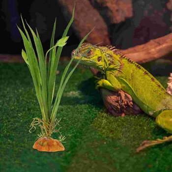 Δεξαμενή Ερπετών Διακόσμηση Αξεσουάρ Ενυδρείο Terrarium Lizard Habitats Artificial Climber Bearded Hideout Habitat Amphibian Vine