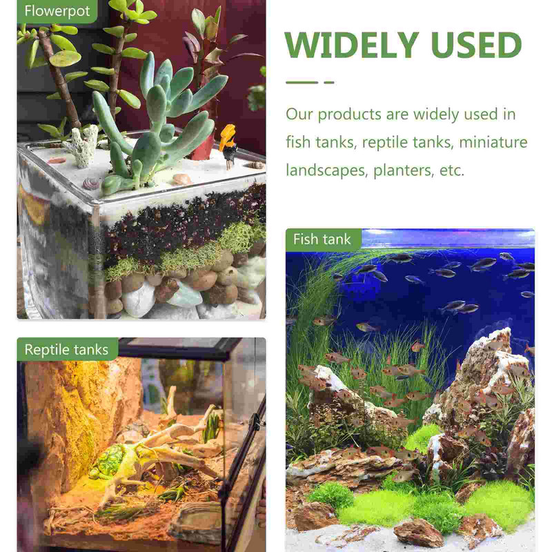 Tankhüllők dekorációs kiegészítők Akvárium Terrárium Gyík élőhelyek Mesterséges hegymászó szakállas búvóhely Kétéltű szőlő