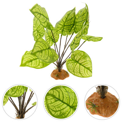 Ropliai Plastikinė slėptuvė Akvariumas Terariumas Kraštovaizdžio dekoravimas Ornamentas Gyvatės rezervuaras Slepiasi urvas Netikros buveinės Driežas Vynmedžiai Namelis Gyvūnas