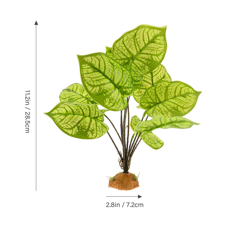 Hüllők műanyag rejtek Akvárium Terrárium Tereprendezés Dísz Kígyó Tartály Rejtő Barlang Hamis élőhelyek Gyík Szőlő kunyhó Állat