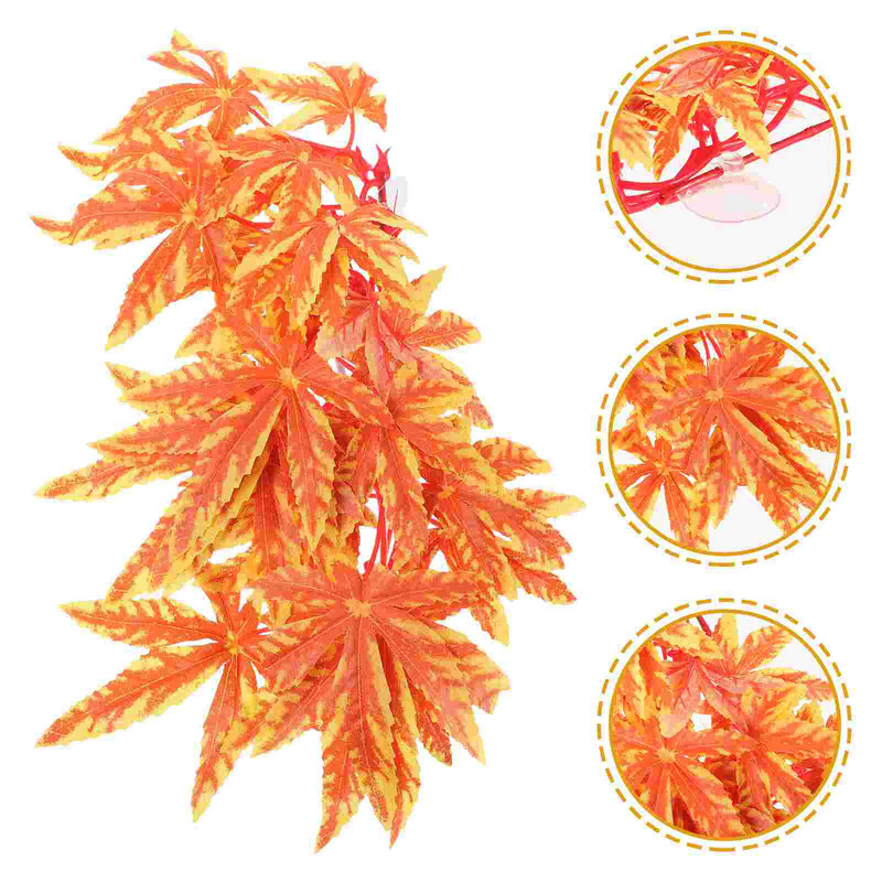 Hegymászó Szőlő Hamis szőlők Hal Üveg Hal Bowling Hüllők Növények Tartályok Akvárium Dekorációk