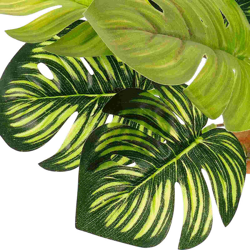 Hüllők műanyag rejtek Akvárium Terrárium Tereprendezés Dísz Kígyó Tartály Rejtő Barlang Hamis élőhelyek Gyík Szőlő kunyhó Állat