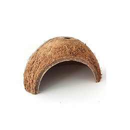 Természetes kókuszdióhéj hüllő rejtett élőhelye kisállat kisállat pókgyík barlangfészek hüllők rejtőzködő ketrece Hörcsög menedékház