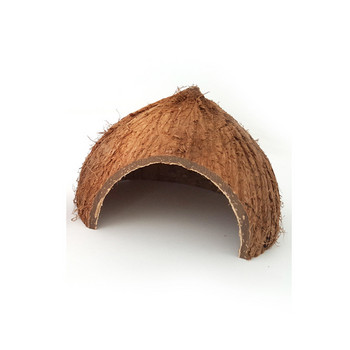 Естествена черупка на кокосов орех Влечуго Скрие Хабитат Дребно животно Домашен любимец Паяк Гущер Пещера Гнездо Влечуги Скрита клетка Хамстер Подслон Къща