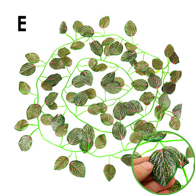 1 db Jungle Vines Terrarium Decor Műszőlő Gyíkok Rugalmas Hajlítható Jungle Climber Reptile Pet Vivarium dekoráció