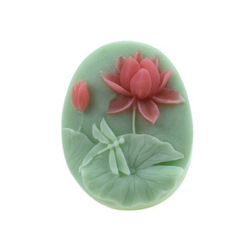 Καλούπι σιλικόνης σαπουνιού Fresh Style Lotus Relief για DIY χειροποίητα στολίδια Γύψινο κερί Χειροτεχνία σαπουνιού Καλούπι για δώρο