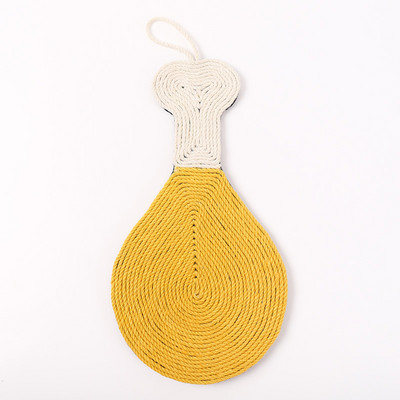 Cactus Cat Scratcher Pad Szizál Avokádó Padlizsán karcolásgátló macskáknak Kanapé Bútor Védő Cica kaparószőnyeg kisállat szőnyeghez