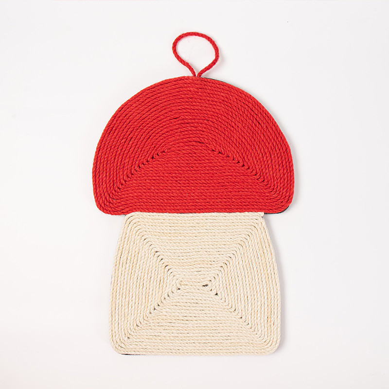 Cactus Cat Scratcher Pad Szizál Avokádó Padlizsán karcolásgátló macskáknak Kanapé Bútor Védő Cica kaparószőnyeg kisállat szőnyeghez