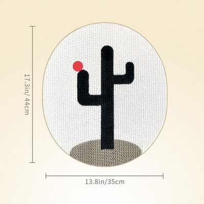 ÚJ Cat Cactus Pattern Karcolótábla Kopásálló macskakarcoló bútorvédő kisállatkellékek