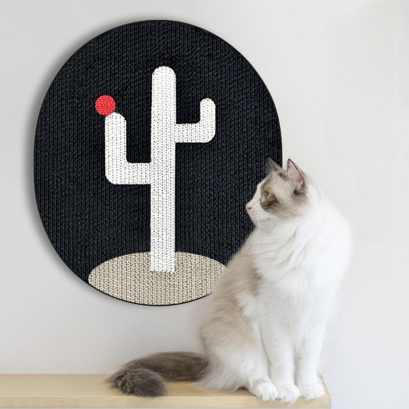 ÚJ Cat Cactus Pattern Karcolótábla Kopásálló macskakarcoló bútorvédő kisállatkellékek
