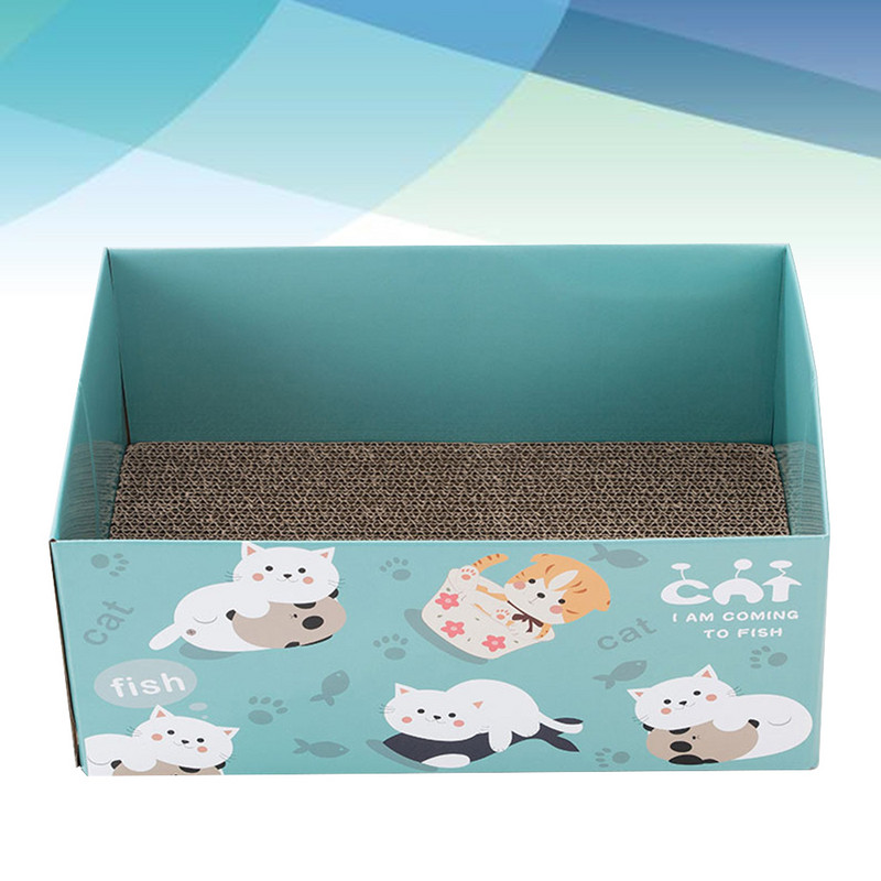 Macskakaparó Karcolás Karton Házi Posta Pad Box Deszkaágy benti macskáknak Karcoló papír Háziállatkellékek