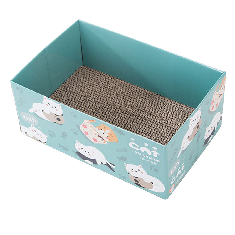 Macskakaparó Karcolás Karton Házi Posta Pad Box Deszkaágy benti macskáknak Karcoló papír Háziállatkellékek