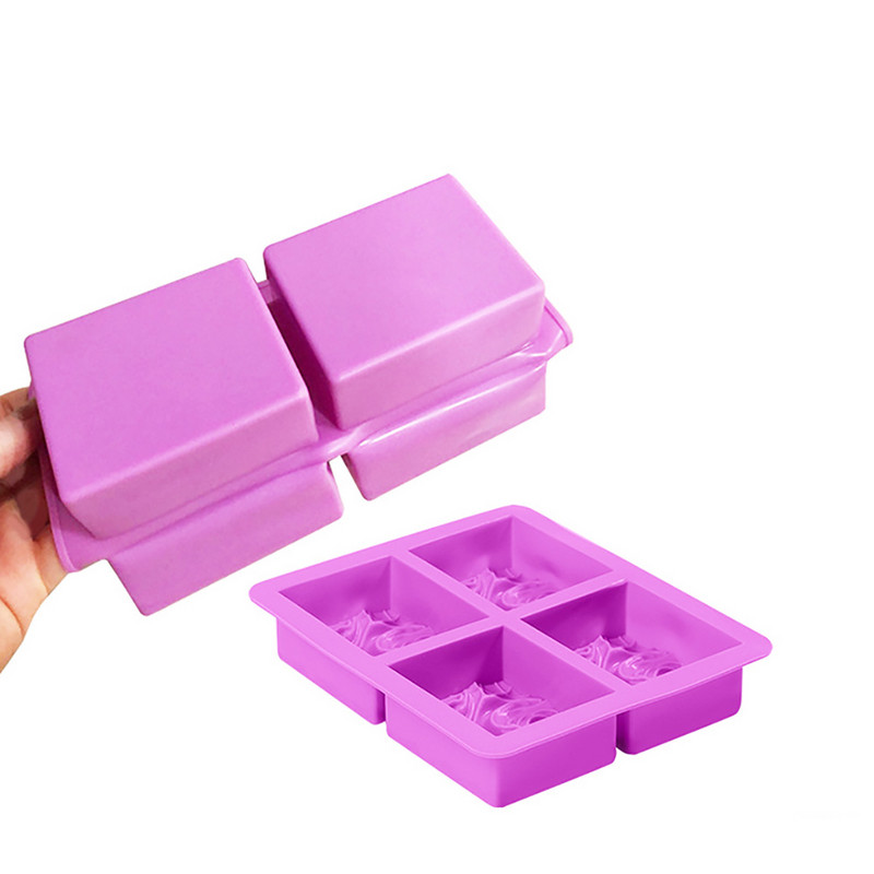 Szilikon világ 4 üreges hullámos virág szilikon kézzel készített szappanforma Tortaforma Barkácsolás aromaterápiás gipszforma illóolajos szappanforma